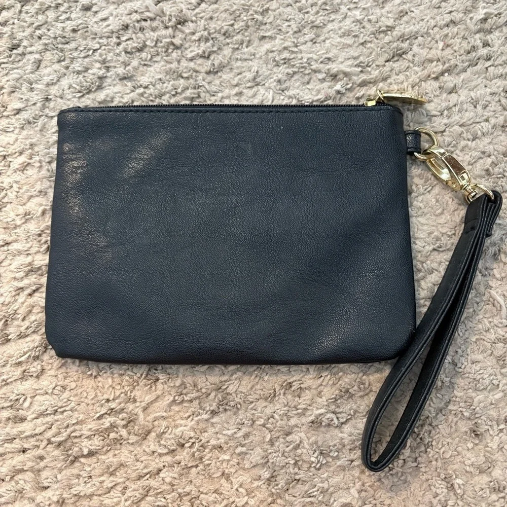 Betsy Johnson Love Emoji Wristlet Clutch